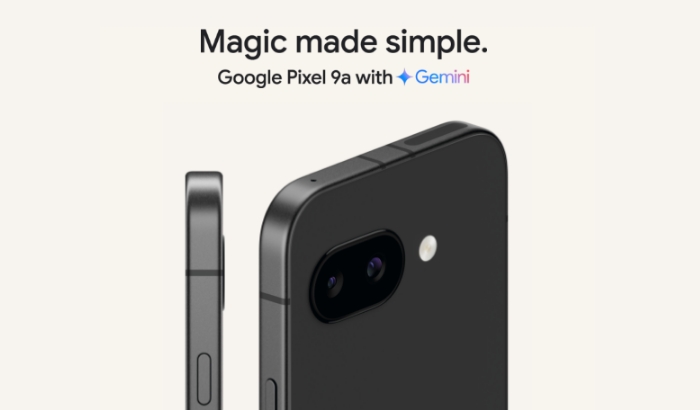 Google Pixel 9a with Gemini
